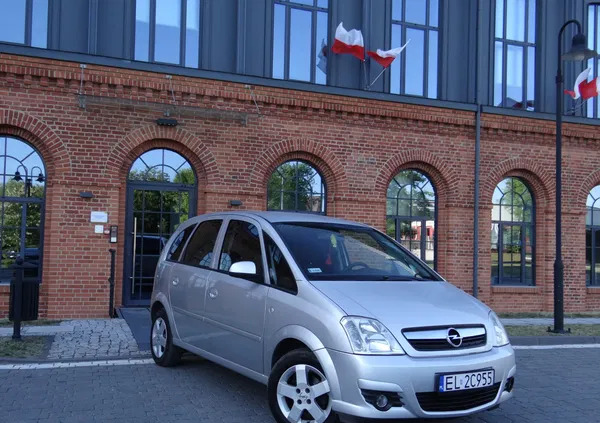 samochody osobowe Opel Meriva cena 9500 przebieg: 186655, rok produkcji 2006 z Łódź